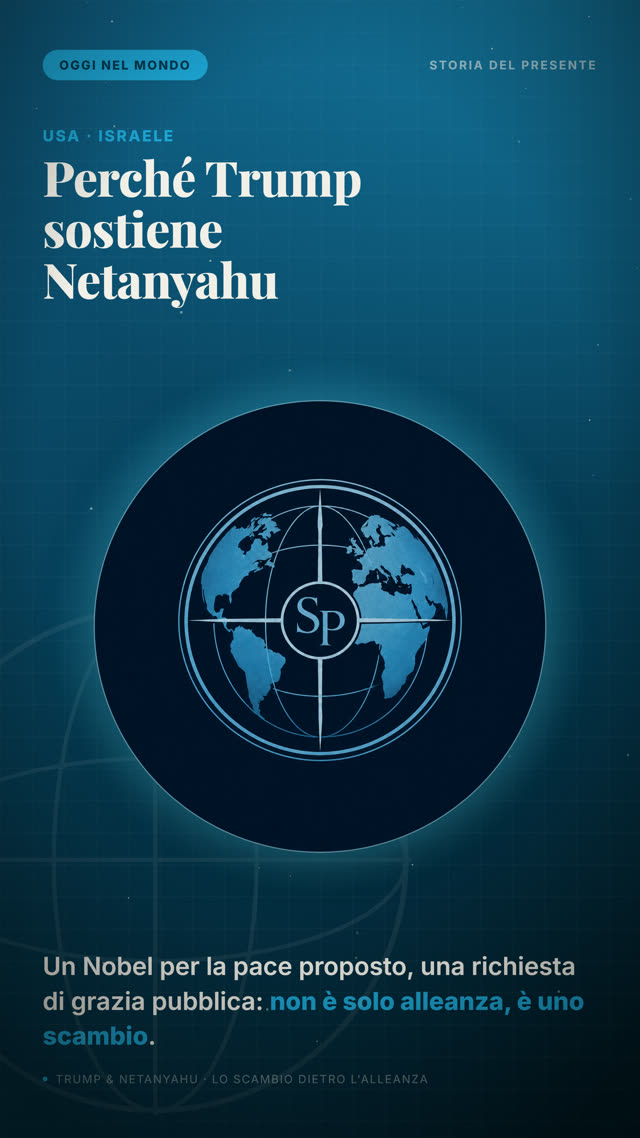Copertina episodio: Perché Trump sostiene Netanyahu